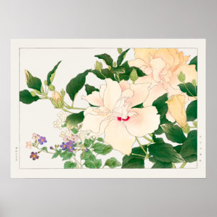 Hibiscus & Bush Violet, Konan, arte de la naturale
