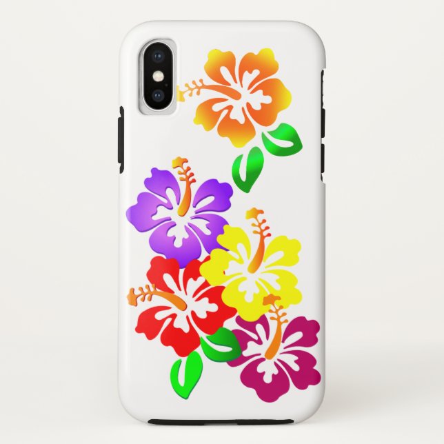 Hibiscus Floral iPhone 3G/3GS Apenas hay Funda (Reverso)