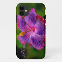 Hibiscus Flower iPhone 5 Funda apenas ahí