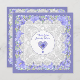 Hibiscus & lace BLUE