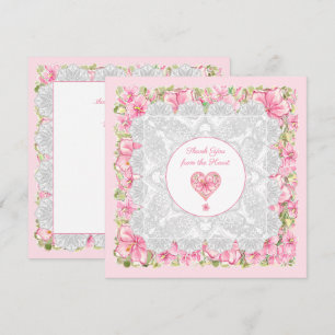 Hibiscus & lace PINK