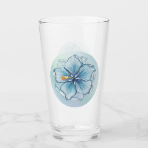 Hibiscus & lace TURQUOISE