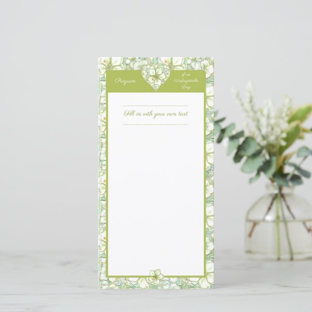 Hibiscus & lace WHITE (Anverso de pie)
