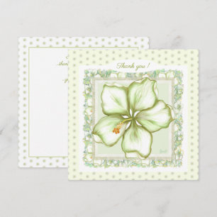 Hibiscus & lace WHITE
