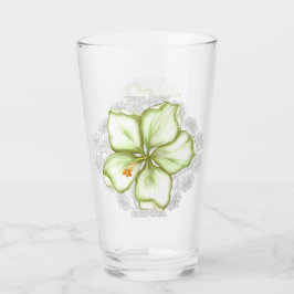 Hibiscus & lace WHITE