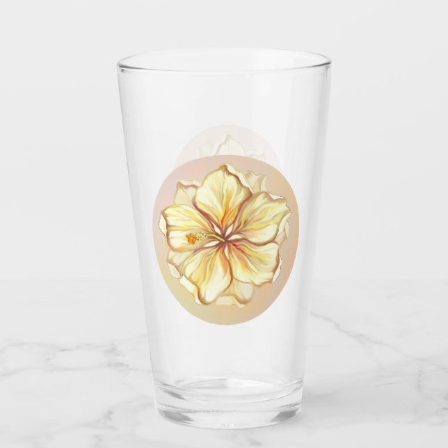 Hibiscus & lace YELLOW (Anverso)