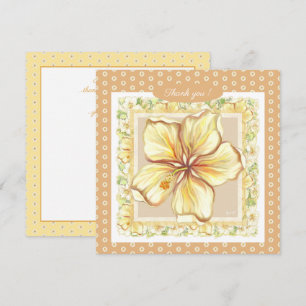 Hibiscus & lace YELLOW