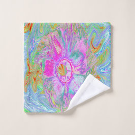 Hibiscus psicodélico de rosa caliente y ultraviole