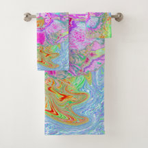 Hibiscus psicodélico de rosa caliente y ultraviole