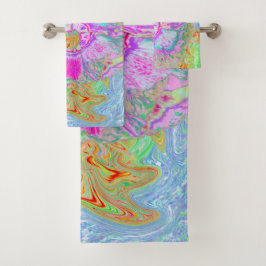 Hibiscus psicodélico de rosa caliente y ultraviole