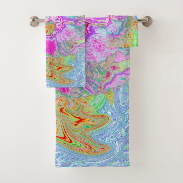 Hibiscus psicodélico de rosa caliente y ultraviole (In situ)