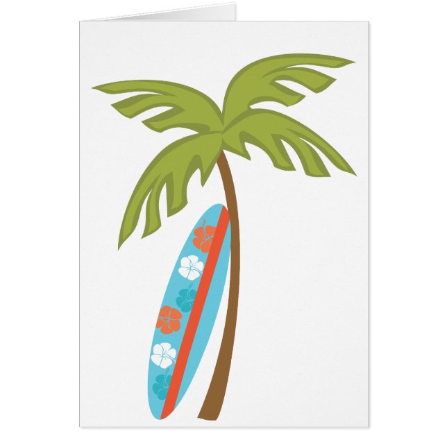 Hibiscus Surfboard (Frente)