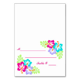 Hibiscus tropical - Tarjeta de Escort