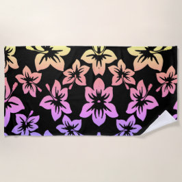 Hibiscus tropical | Toalla de playa de Ombre