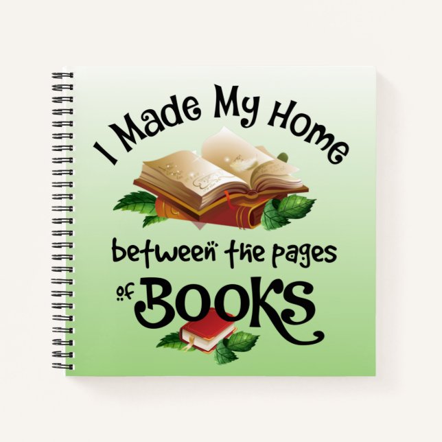 Hice mi hogar entre las páginas de los libros (Anverso)