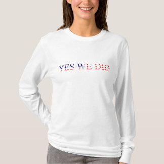 Hicimos sí la camiseta de la bandera americana
