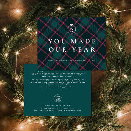 Hiciste nuestro año | Tarjeta de vacaciones corpor