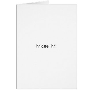 Hidee hola