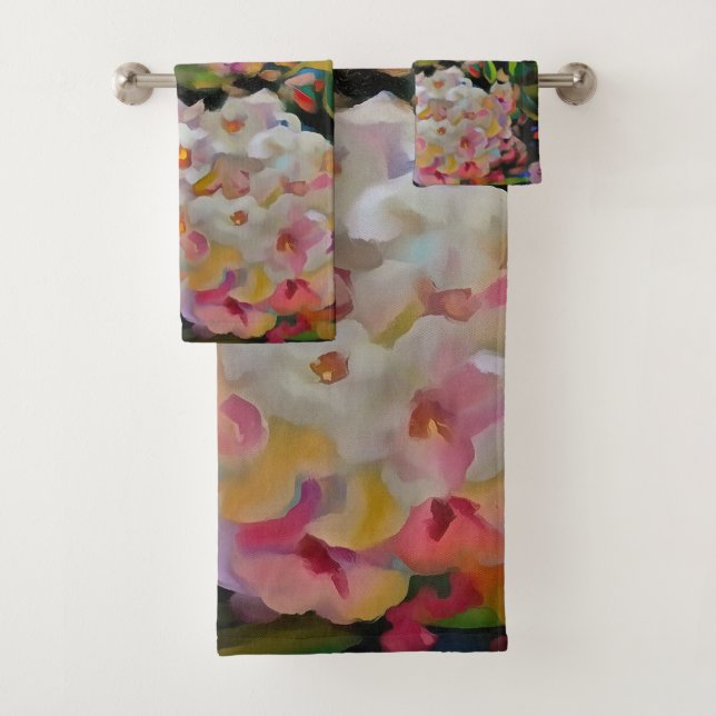 Hidrangea Blossom Arte Floral Decorativo Rosa (In situ)