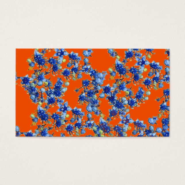 hidrangea naranja y azul (Frente)