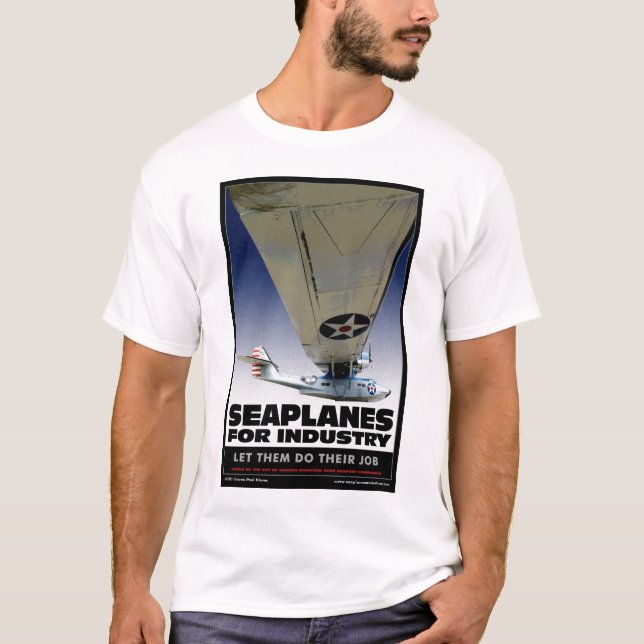 Hidroaviones para la camisa de la industria (Anverso)
