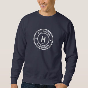 Hidrógeno Material sudadera azul