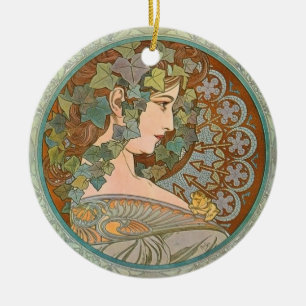 "Hiedra" por el ornamento de Alfonso Mucha