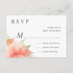 Hielo anaranjado 2 florales de RSVP - simple