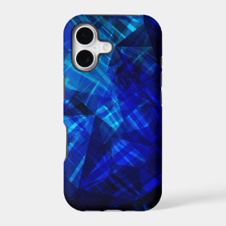 Hielo Azul Fresco Patrón Geométrico