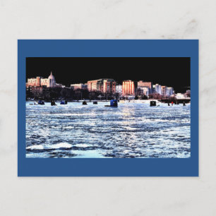 Hielo del navidad que pesca Madison Wisconsin