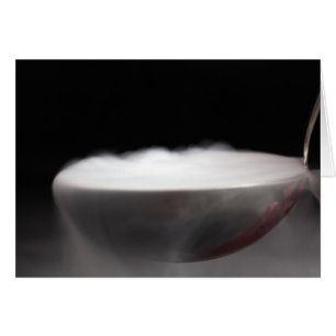 Hielo seco en una cucharada