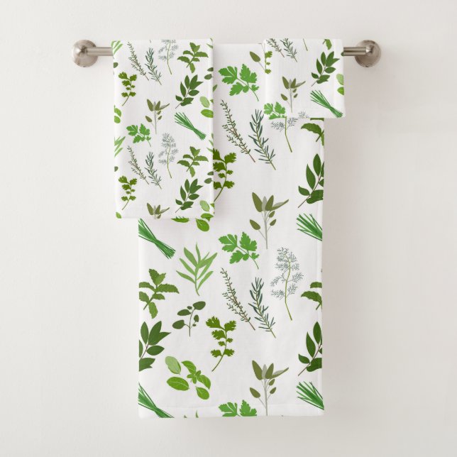 Hierbas verdes del jardín culinario de cocina verd (In situ)