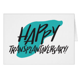 Hígado de órganos   Tarjeta de transmisión feliz