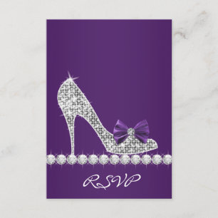 High Heels Morple Sweet Dieciséis Cumpleaños RSVP
