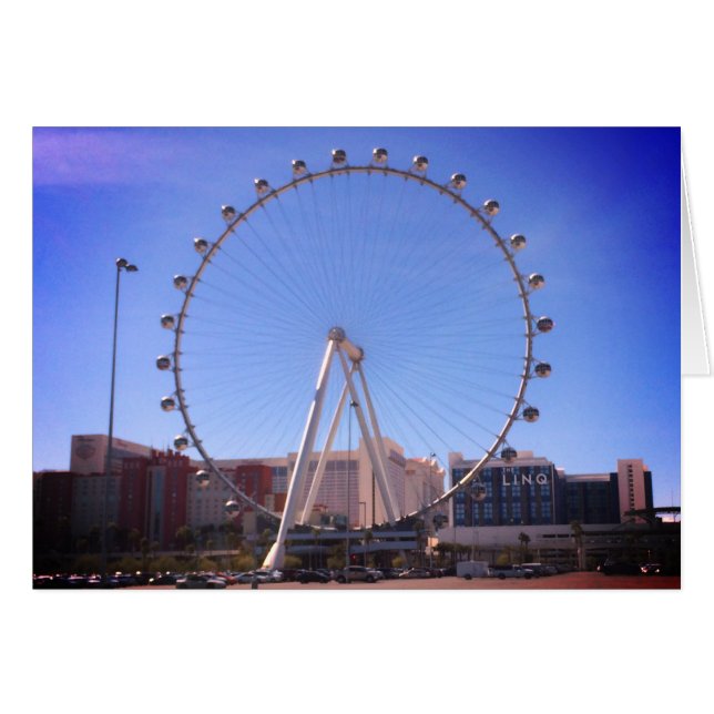High Roller Ferris Wheel Las Vegas #2 Card (Anverso (Horizontal))