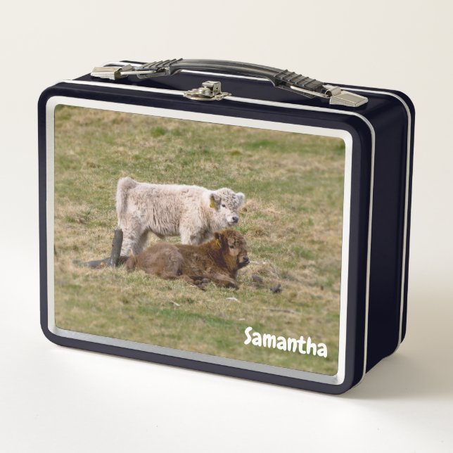 Highland Calves Lunchbox Metalizado (Anverso)