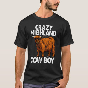 Highland Cow Boy camisetas fuertes y violentas vac