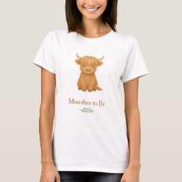 Highland Cow Moo-ther se convierte en camiseta