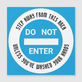 Higiene de los alimentos NO ENTRE Láminas Manos de