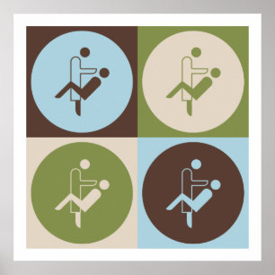 Higiene dental de arte pop