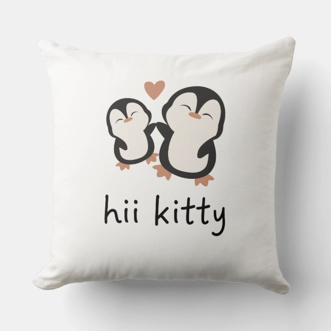 hii kitty funda de almohada adorable (Anverso)