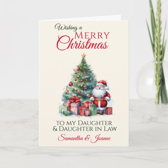 Hija De Árbol De Navidad E Hija En La Ley (Anverso)