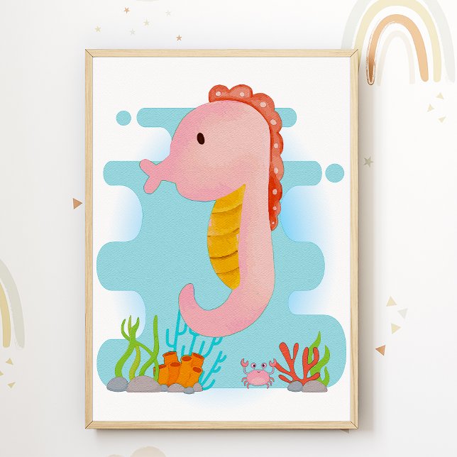 Hija de caballitos de mar Impresión animal Poster  (Subido por el creador)