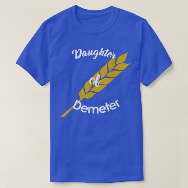 Hija de la camiseta de Dios griego Demeter (Diseño del anverso)