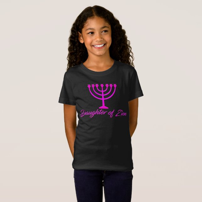 Hija de la camiseta de Zion (chicas) (Anverso completo)
