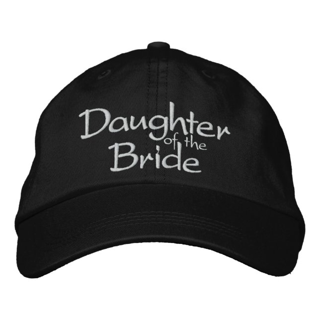 Hija de la gorra del Boda bordado de novia (Anverso)