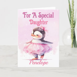 Hija de la hija del Navidad Pingüino Ballerina Ros