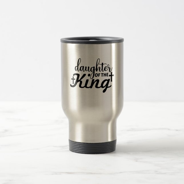 Hija de la taza de viaje de acero inoxidable King (Centro)