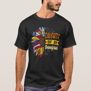 Hija de una camiseta de inmigrante, regalo para su