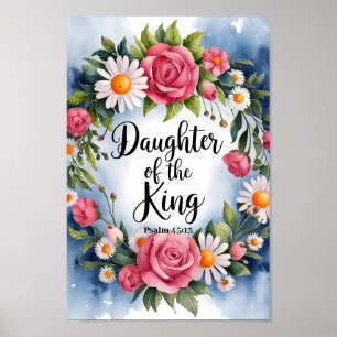 Hija del arte mural de las mujeres cristianas